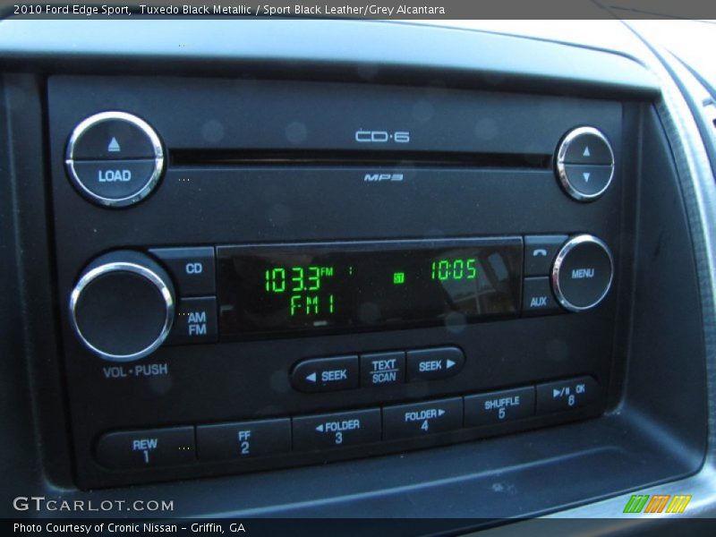 Tuxedo Black Metallic / Sport Black Leather/Grey Alcantara 2010 Ford Edge Sport
