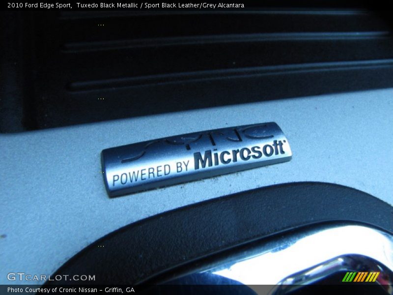 Tuxedo Black Metallic / Sport Black Leather/Grey Alcantara 2010 Ford Edge Sport