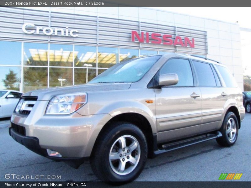 Desert Rock Metallic / Saddle 2007 Honda Pilot EX-L