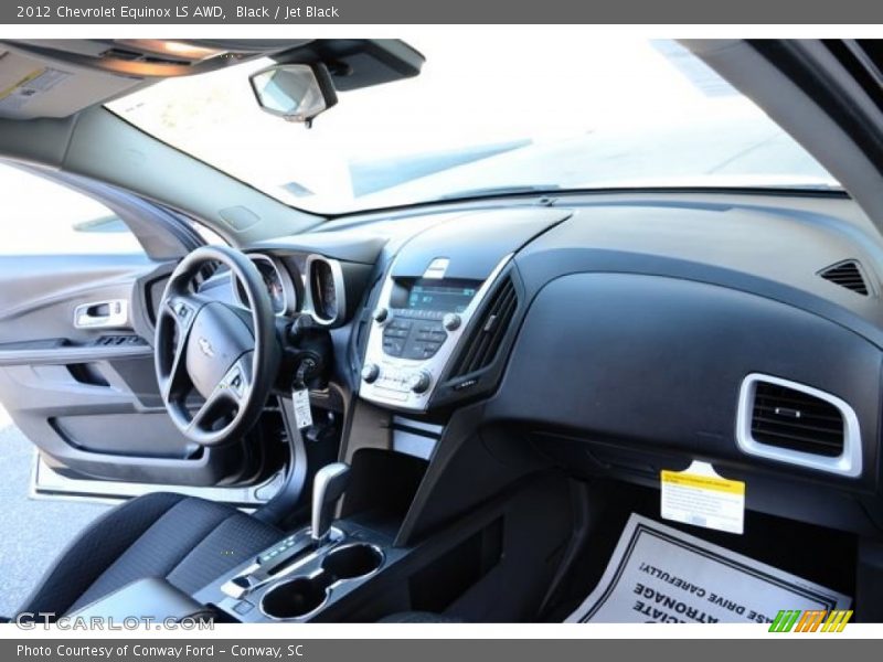 Black / Jet Black 2012 Chevrolet Equinox LS AWD