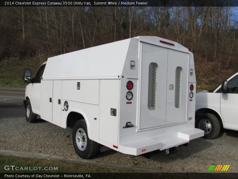 Summit White / Medium Pewter 2014 Chevrolet Express Cutaway 3500 Utility Van