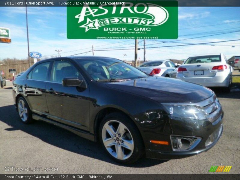 Tuxedo Black Metallic / Charcoal Black 2011 Ford Fusion Sport AWD