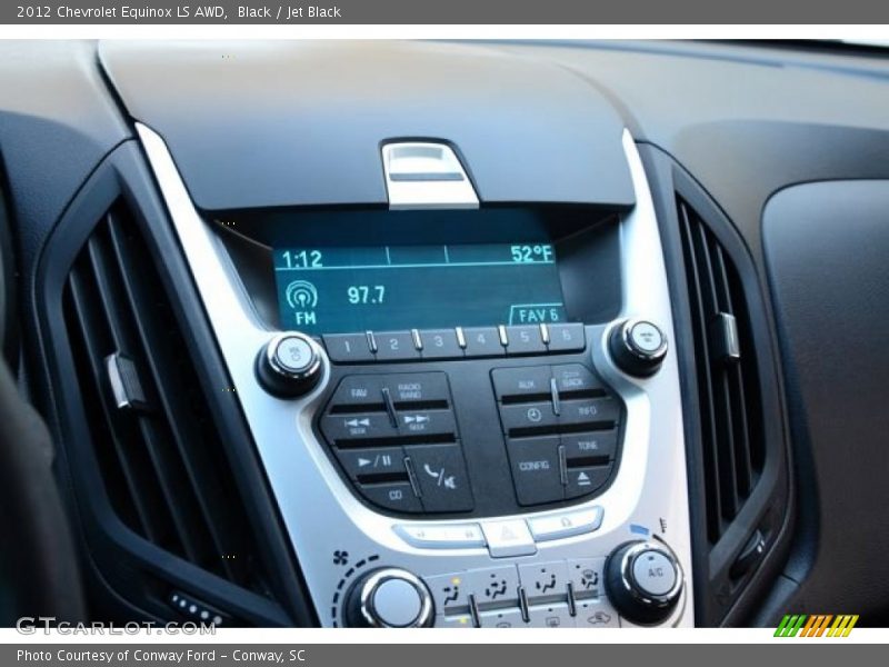 Black / Jet Black 2012 Chevrolet Equinox LS AWD