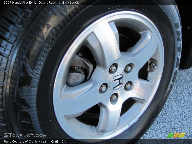 Desert Rock Metallic / Saddle 2007 Honda Pilot EX-L