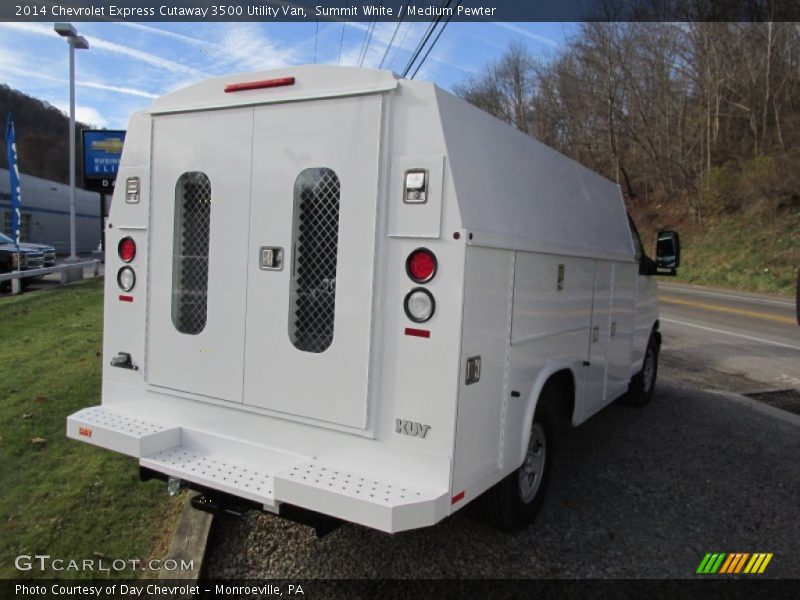 Summit White / Medium Pewter 2014 Chevrolet Express Cutaway 3500 Utility Van