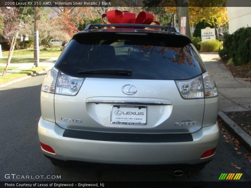 Millenium Silver Metallic / Black 2008 Lexus RX 350 AWD