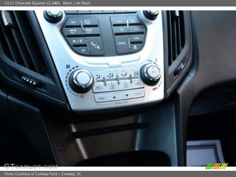 Black / Jet Black 2012 Chevrolet Equinox LS AWD
