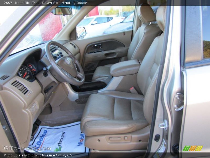 Desert Rock Metallic / Saddle 2007 Honda Pilot EX-L