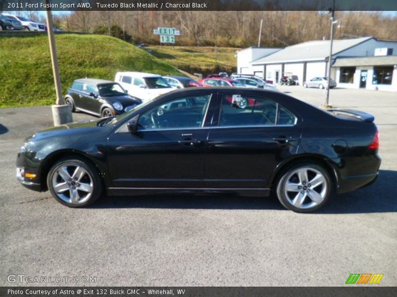 Tuxedo Black Metallic / Charcoal Black 2011 Ford Fusion Sport AWD