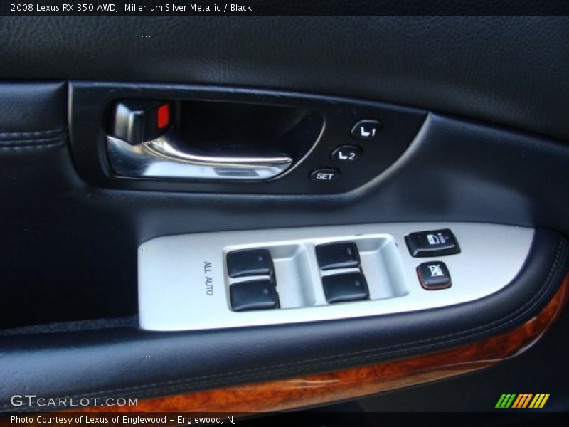Millenium Silver Metallic / Black 2008 Lexus RX 350 AWD