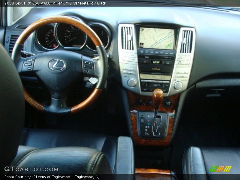 Millenium Silver Metallic / Black 2008 Lexus RX 350 AWD