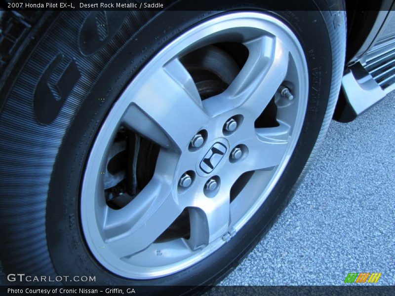 Desert Rock Metallic / Saddle 2007 Honda Pilot EX-L
