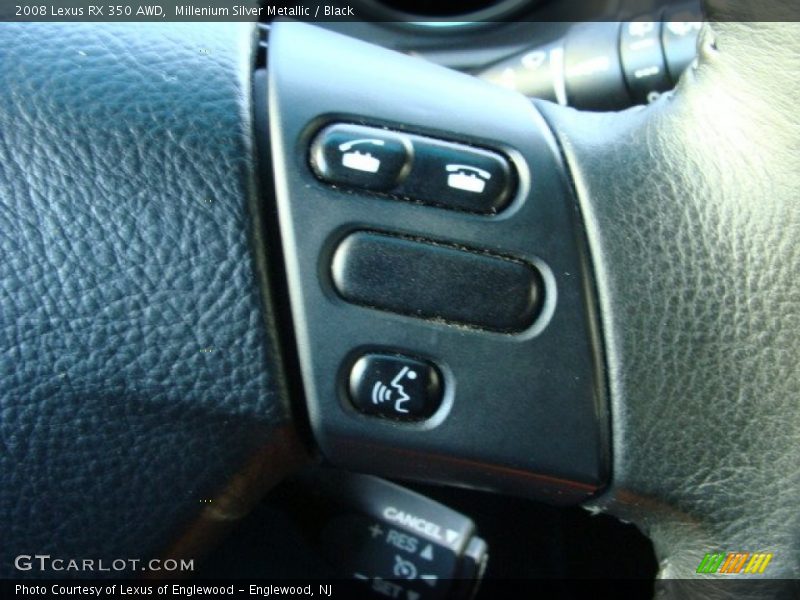 Millenium Silver Metallic / Black 2008 Lexus RX 350 AWD