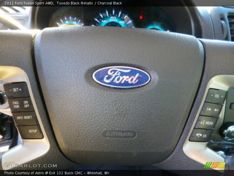 Tuxedo Black Metallic / Charcoal Black 2011 Ford Fusion Sport AWD
