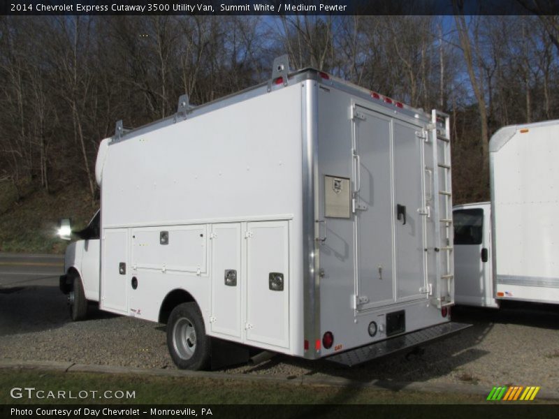 Summit White / Medium Pewter 2014 Chevrolet Express Cutaway 3500 Utility Van