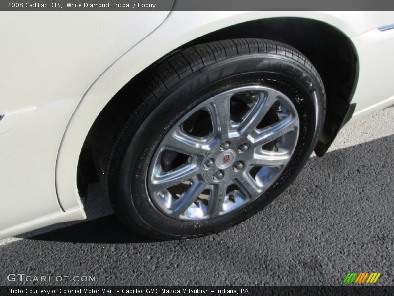 White Diamond Tricoat / Ebony 2008 Cadillac DTS