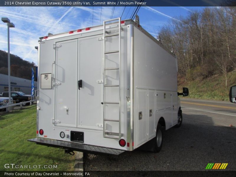 Summit White / Medium Pewter 2014 Chevrolet Express Cutaway 3500 Utility Van