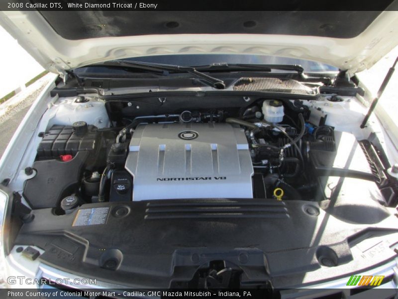 White Diamond Tricoat / Ebony 2008 Cadillac DTS