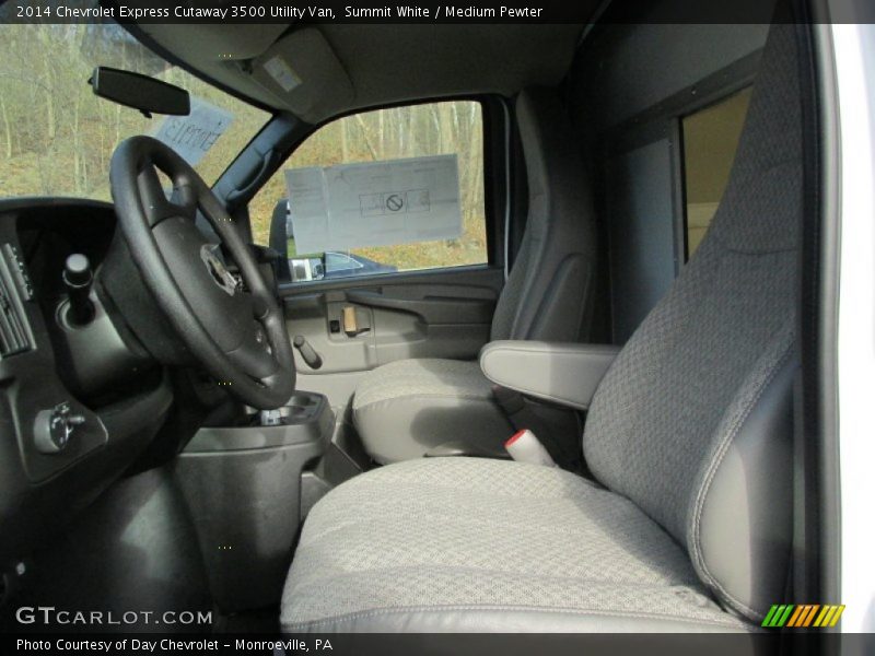 Summit White / Medium Pewter 2014 Chevrolet Express Cutaway 3500 Utility Van