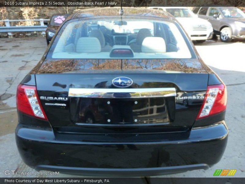 Obsidian Black Pearl / Ivory 2010 Subaru Impreza 2.5i Sedan