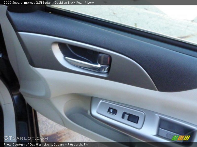 Obsidian Black Pearl / Ivory 2010 Subaru Impreza 2.5i Sedan