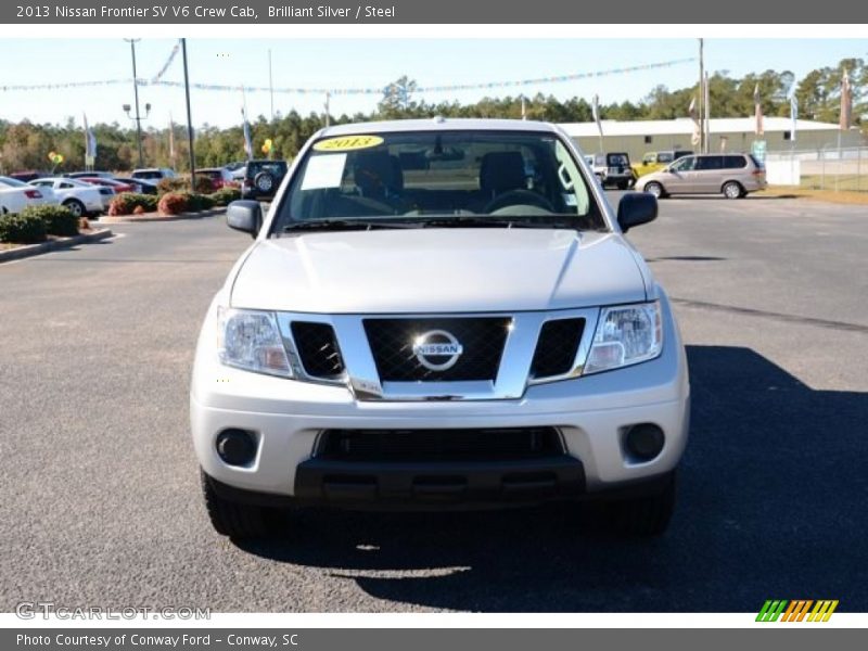 Brilliant Silver / Steel 2013 Nissan Frontier SV V6 Crew Cab