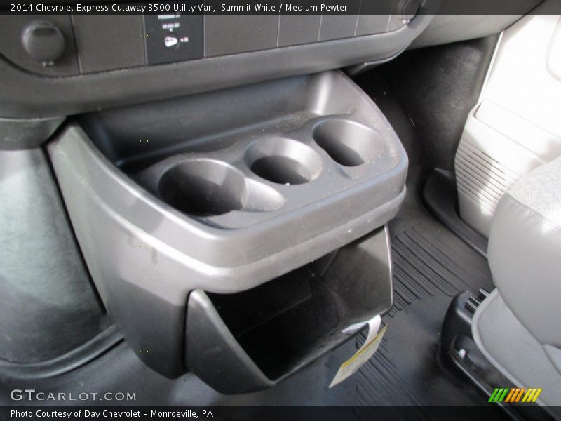 Summit White / Medium Pewter 2014 Chevrolet Express Cutaway 3500 Utility Van