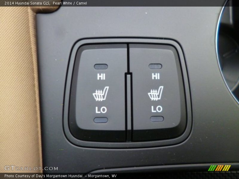 Pearl White / Camel 2014 Hyundai Sonata GLS