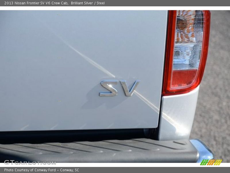 Brilliant Silver / Steel 2013 Nissan Frontier SV V6 Crew Cab