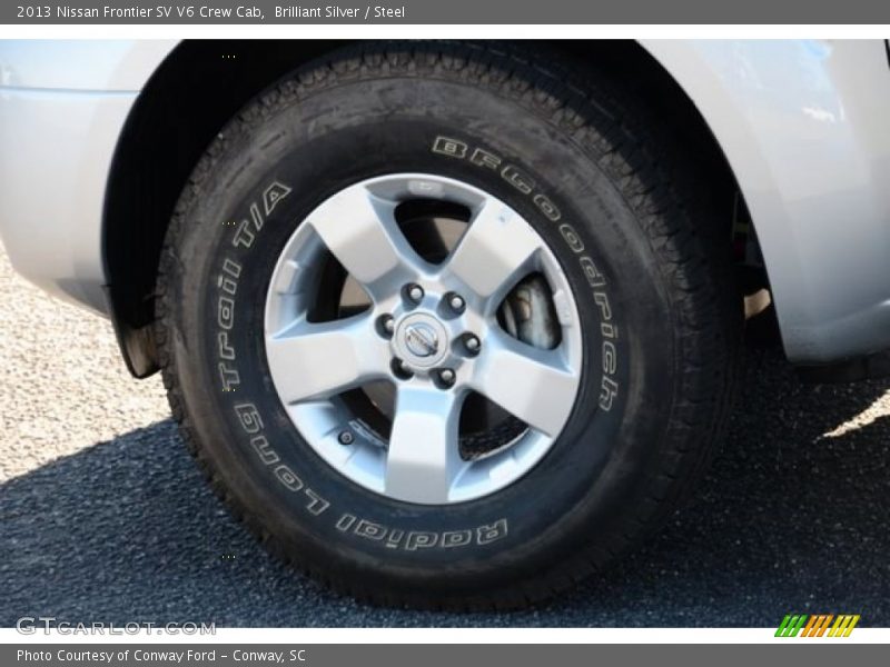 Brilliant Silver / Steel 2013 Nissan Frontier SV V6 Crew Cab