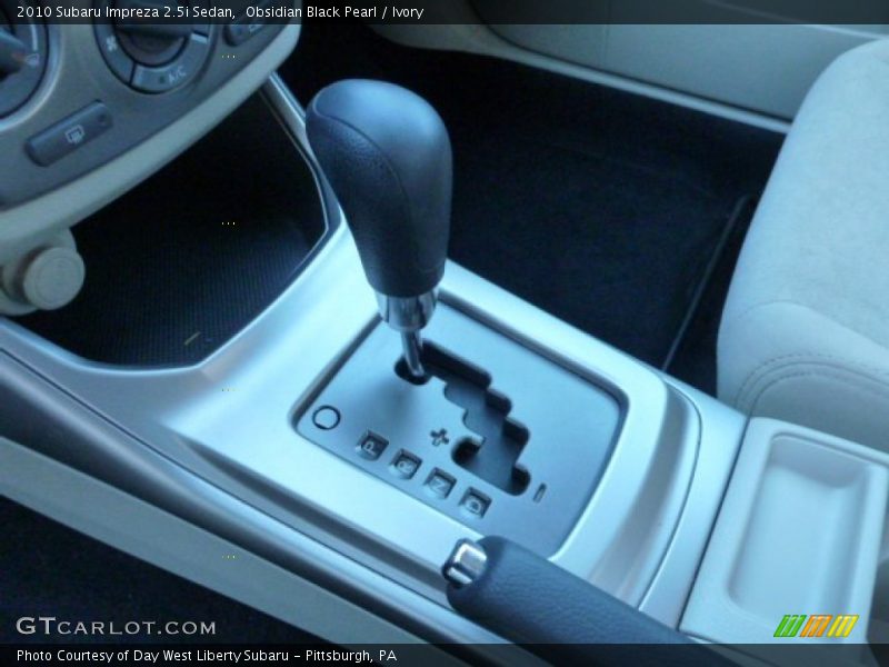 Obsidian Black Pearl / Ivory 2010 Subaru Impreza 2.5i Sedan