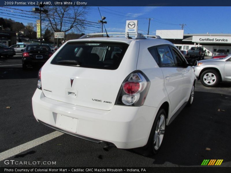 Ultra White / Ebony 2009 Pontiac Vibe 2.4 AWD