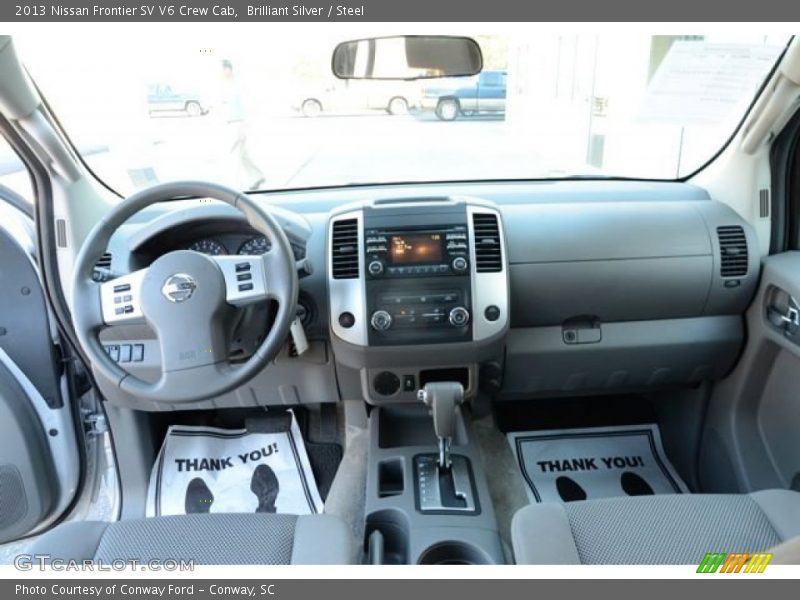 Brilliant Silver / Steel 2013 Nissan Frontier SV V6 Crew Cab