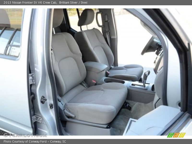 Brilliant Silver / Steel 2013 Nissan Frontier SV V6 Crew Cab