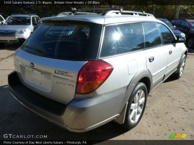 Brilliant Silver Metallic / Off Black 2006 Subaru Outback 2.5i Wagon