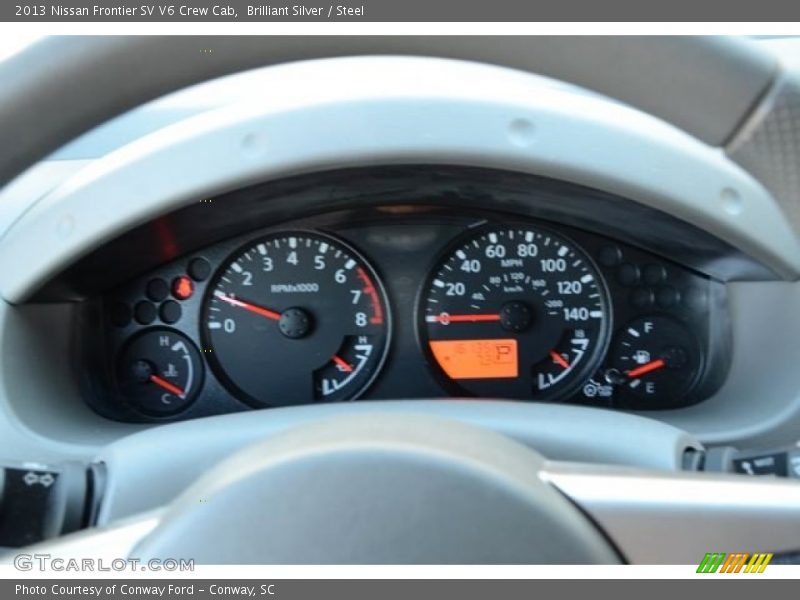 Brilliant Silver / Steel 2013 Nissan Frontier SV V6 Crew Cab