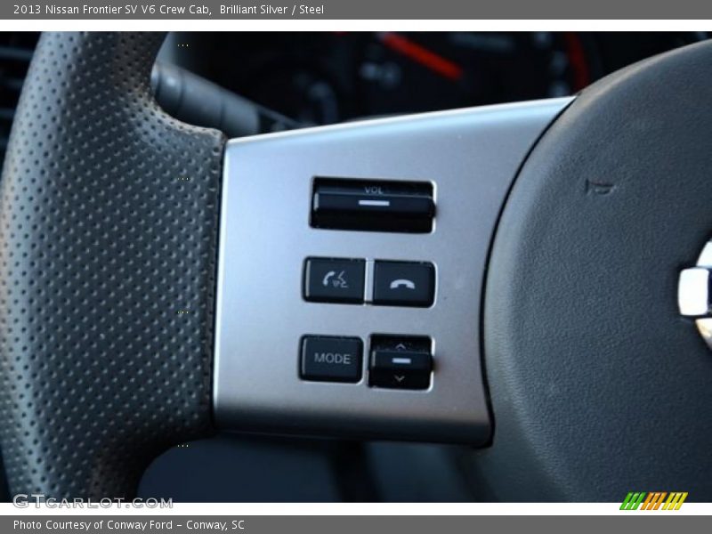 Brilliant Silver / Steel 2013 Nissan Frontier SV V6 Crew Cab