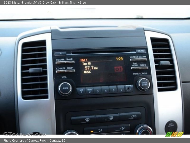 Brilliant Silver / Steel 2013 Nissan Frontier SV V6 Crew Cab