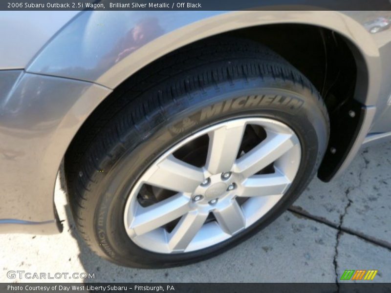 Brilliant Silver Metallic / Off Black 2006 Subaru Outback 2.5i Wagon