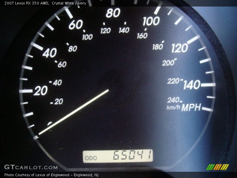Crystal White / Ivory 2007 Lexus RX 350 AWD