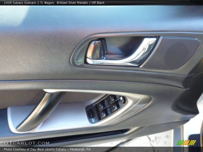 Brilliant Silver Metallic / Off Black 2006 Subaru Outback 2.5i Wagon