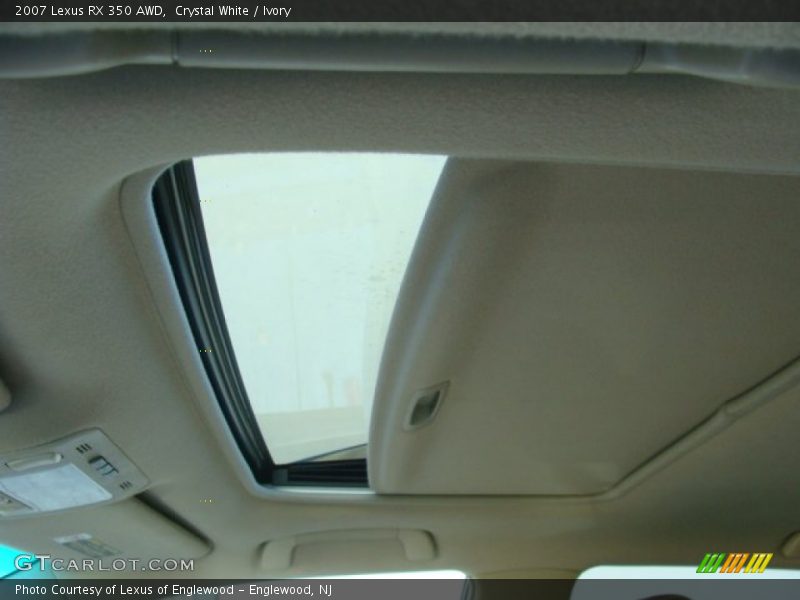 Crystal White / Ivory 2007 Lexus RX 350 AWD