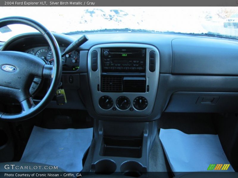 Silver Birch Metallic / Gray 2004 Ford Explorer XLT