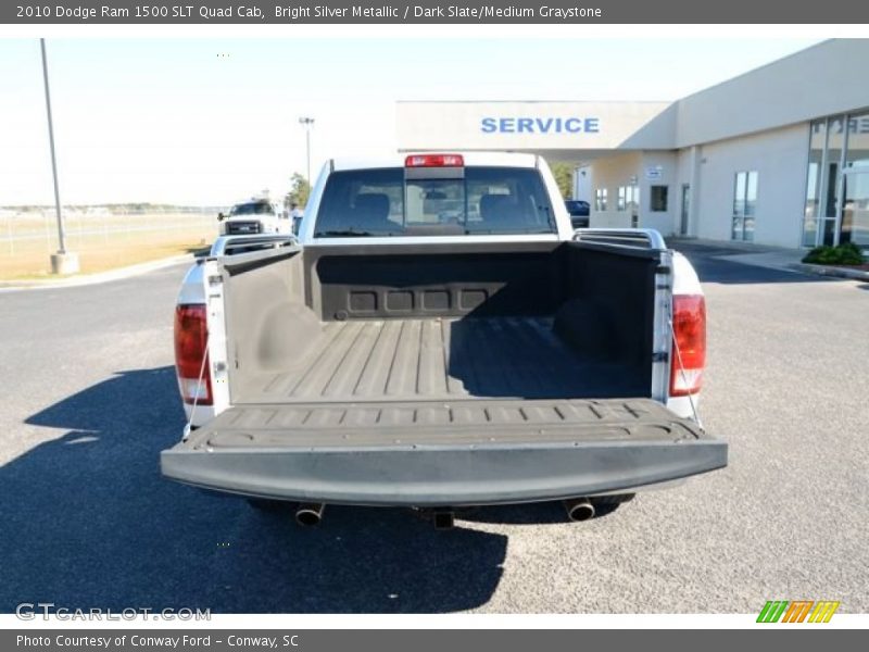Bright Silver Metallic / Dark Slate/Medium Graystone 2010 Dodge Ram 1500 SLT Quad Cab