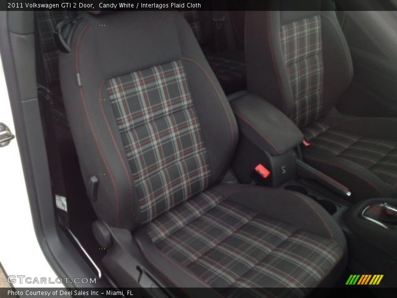 Candy White / Interlagos Plaid Cloth 2011 Volkswagen GTI 2 Door