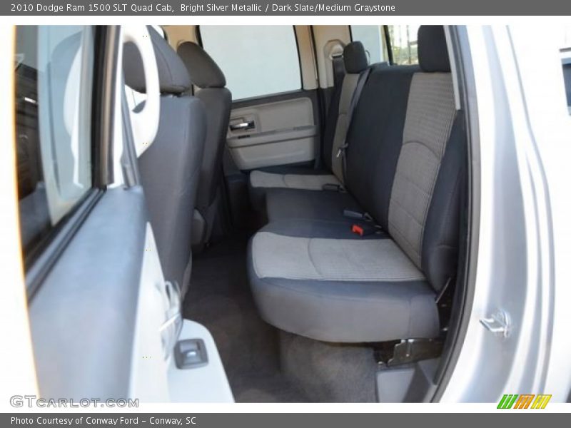 Bright Silver Metallic / Dark Slate/Medium Graystone 2010 Dodge Ram 1500 SLT Quad Cab