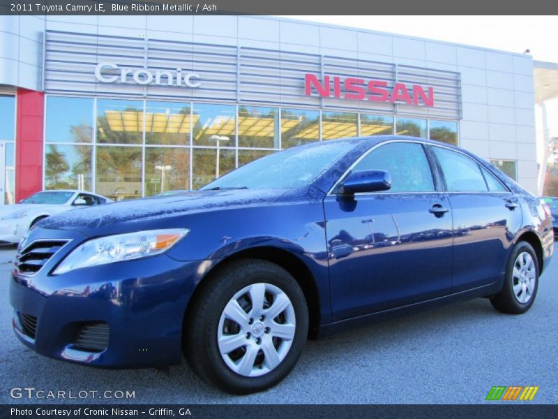 Blue Ribbon Metallic / Ash 2011 Toyota Camry LE