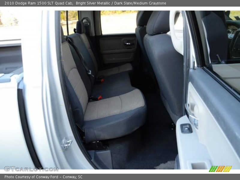 Bright Silver Metallic / Dark Slate/Medium Graystone 2010 Dodge Ram 1500 SLT Quad Cab