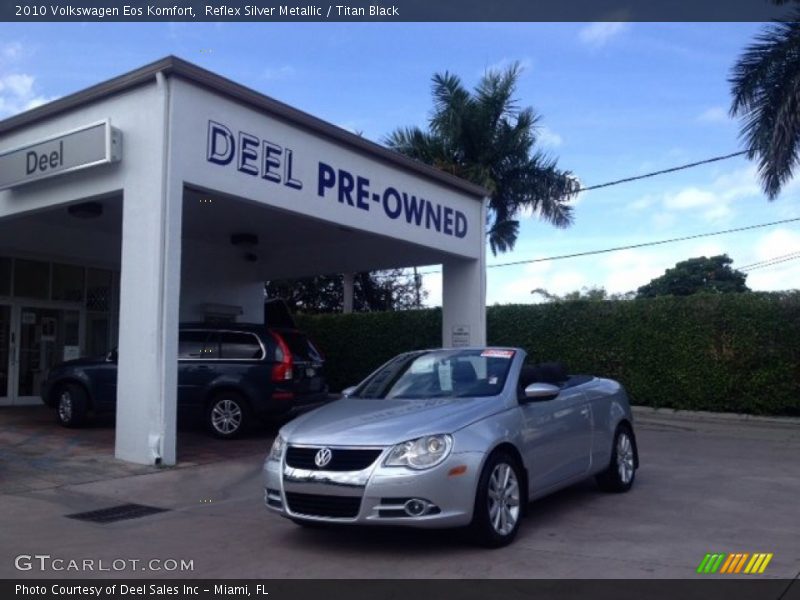Reflex Silver Metallic / Titan Black 2010 Volkswagen Eos Komfort
