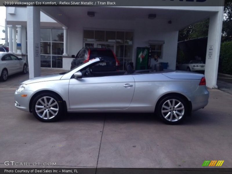 Reflex Silver Metallic / Titan Black 2010 Volkswagen Eos Komfort